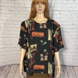 NWT New Vintage Kensington Square Blouse Size 26W